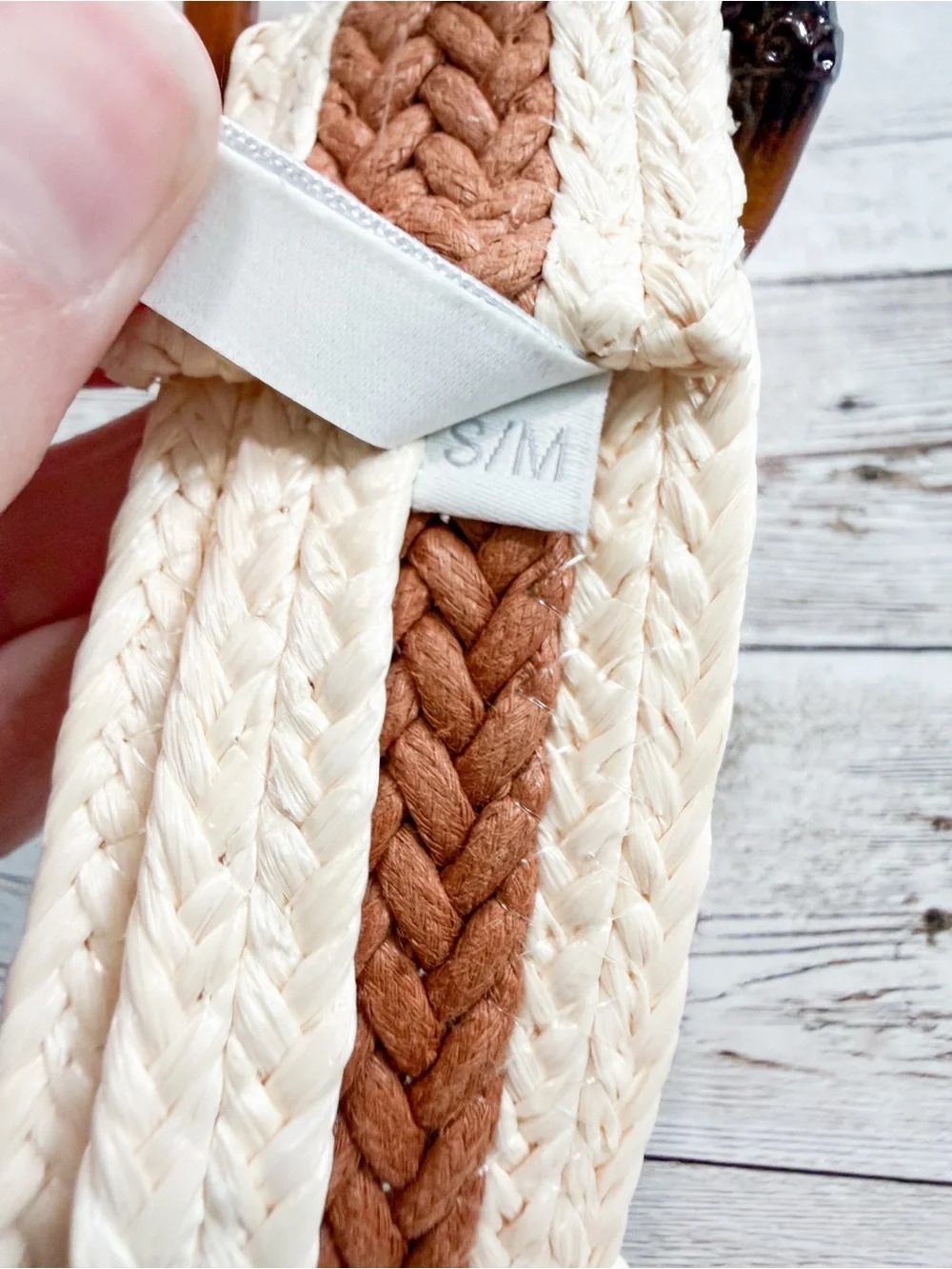 Zimmermann raffia belt